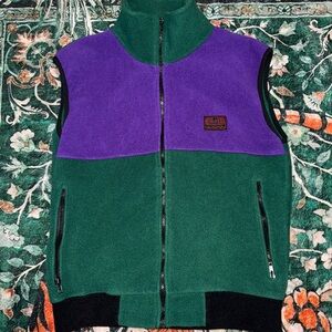 Purple and Green Critter Mtn Wear Vest